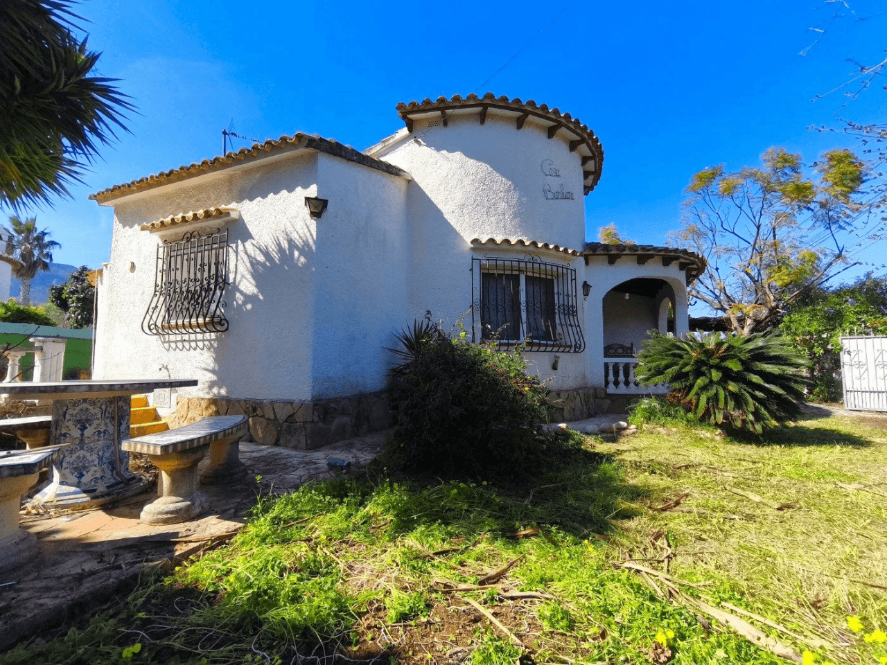 Villa con 3 dormitorios en una sola planta, piscina, Els Poblets