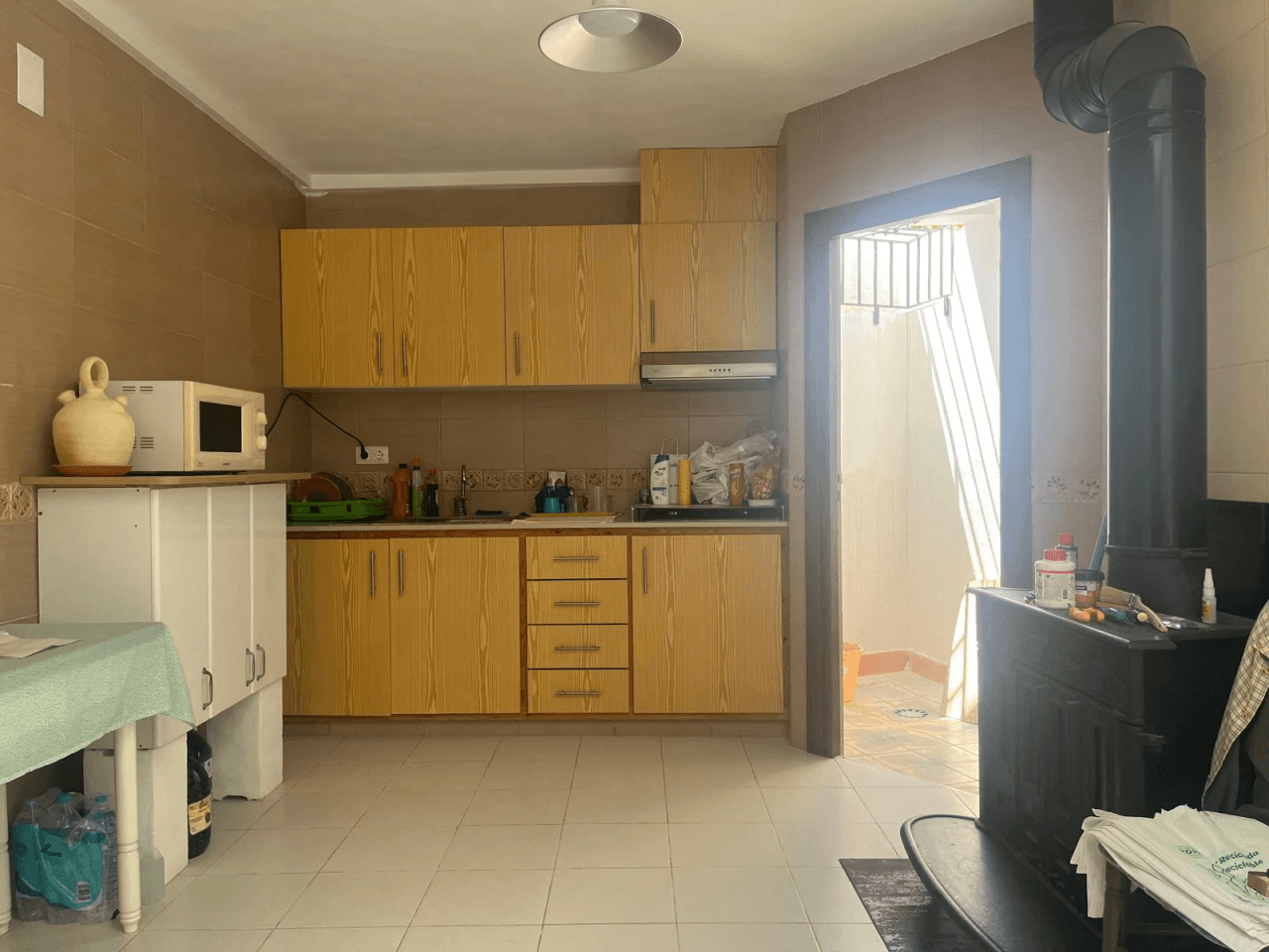 Casa reformada en el centro de El Vergel con terraza y vistas al Monte de Segaria